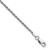 Sterling Silver Rhodium-plated 1.85mm Diamond-cut Rope Chain - QD-47ACF4EC-2244