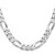 Sterling Silver Rhodium-plated 10.2mm Figaro Chain - QF-629506D1-8118