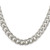 Sterling Silver Rhodium-plated 10.5mm Domed w/ Side D/C Curb Chain - QR-7931EC33-7992