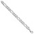 Sterling Silver Rhodium-plated 10.75mm Figaro Chain - QF-0493C58C-9700