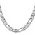 Sterling Silver Rhodium-plated 10.75mm Figaro Chain - QF-689EE48F-8331
