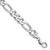 Sterling Silver Rhodium-plated 10.75mm Figaro Chain - QF-F8037B5C-1157
