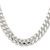 Sterling Silver Rhodium-plated 10.7mm Polished Domed Curb Chain - QD-066A576A-7722