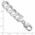 Sterling Silver Rhodium-plated 11.9mm Concave Beveled Curb Chain - QC-299CEDE9-8995