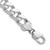 Sterling Silver Rhodium-plated 11mm Domed w/ Side D/C Curb Chain - QR-85897B7C-7849