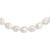 Sterling Silver Rhodium-plated 11x14mm White Keshi Freshwater Cultured Pearl 18 inch Necklace