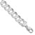 Sterling Silver Rhodium-plated 14.0mm Concave Beveled Curb Chain - QC-6EBF307A-5579