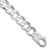 Sterling Silver Rhodium-plated 15.75mm Concave Beveled Curb Chain - QC-07B78E4C-5851