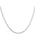 Sterling Silver Rhodium-plated 1mm 8 Sided Diamond-cut Box Chain - QB-9854E4B1-4401