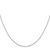 Sterling Silver Rhodium-plated 1mm 8 Sided Diamond-cut Cable Chain - QP-BE5AB8E9-9853