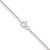 Sterling Silver Rhodium-plated 1mm Round Spiga Chain - QS-B5BB6428-6056