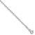 Sterling Silver Rhodium-plated 2.0mm D/C Forzantine Chain - QD-498D999D-2593