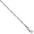 Sterling Silver Rhodium-plated 2.15mm D/C Forzantine Chain - QD-2D66D7DD-2833