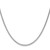 Sterling Silver Rhodium-plated 2.1mm Diamond-cut Square Spiga Chain - QD-6A46F55E-3084