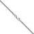 Sterling Silver Rhodium-plated 2.1mm Diamond-cut Square Spiga Chain - QD-6A46F55E-3084