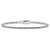 Sterling Silver Rhodium-plated 2.25mm Diamond-cut Rope Chain - QD-5D061EFB-8203