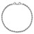 Sterling Silver Rhodium-plated 2.25mm Diamond-cut Rope Chain - QD-AA73E996-4470