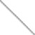 Sterling Silver Rhodium-plated 2.25mm Diamond-cut Rope Chain (100 inch Spoo