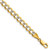 14k 5.9mm Lightweight Pav‚ Flat Cuban Chain - PC-6F9449A2-4762