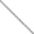 Sterling Silver Rhodium-plated 2.2mm Diamond-cut Cable Chain - QH-1AF86510-9923