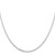 Sterling Silver Rhodium-plated 2.2mm Diamond-cut Long Link Cable Chain - QA-DE6A9EAC-4314