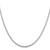 Sterling Silver Rhodium-plated 2.3mm Solid Rope Chain - QD-E3CE34A4-5274