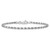 Sterling Silver Rhodium-plated 2.5mm Diamond-cut Rope Chain - QD-78B01B94-8096