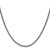 Sterling Silver Rhodium-plated 2.5mm Diamond-cut Square Spiga Chain - QD-4F878EB3-1232