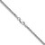 Sterling Silver Rhodium-plated 2.5mm Diamond-cut Square Spiga Chain - QD-4F878EB3-1232
