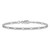 Sterling Silver Rhodium-plated 2.5mm Figaro Chain - QF-3C35B91D-9164