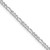 Sterling Silver Rhodium-plated 2.5mm Figaro Chain - QF-469E0689-4943