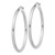 Sterling Silver Rhodium-plated 2.5mm Round Hoop Earrings - QE-1C2E5770-4615