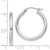 Sterling Silver Rhodium-plated 2.5mm Round Hoop Earrings - QE-36E29890-1307