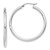 Sterling Silver Rhodium-plated 2.5mm Round Hoop Earrings - QE-88BB4AB2-6301