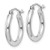 Sterling Silver Rhodium-plated 2.5mm Round Hoop Earrings - QE-DBD0B763-4358