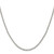 Sterling Silver Rhodium-plated 2.6mm Diamond-cut Cable Chain - QH-B337050D-5139