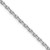 Sterling Silver Rhodium-plated 2.75mm Beveled Oval Cable Chain - QC-FE6D259D-3642