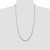 Sterling Silver Rhodium-plated 2.75mm Diamond-cut Rope Chain - QD-7921A034-2448