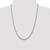 Sterling Silver Rhodium-plated 2.75mm Diamond-cut Rope Chain - QD-87A25C2D-5710
