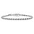 Sterling Silver Rhodium-plated 2.75mm Diamond-cut Rope Chain - QD-C4D88AB8-9020