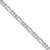 Sterling Silver Rhodium-plated 2.85mm Figaro Chain - QF-18166BFD-6545