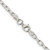 Sterling Silver Rhodium-plated 2.9mm Diamond-cut Long Link Cable Chain - QA-47519F49-5677