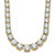 14k 50 7/8 carat Lab Grown Diamond VS+ F+ Complete Round 20 inch Graduated Tennis Necklace