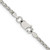 Sterling Silver Rhodium-plated 2mm Diamond-cut Spiga Chain - QD-8BBF0932-4800