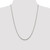 Sterling Silver Rhodium-plated 2mm Diamond-cut Spiga Chain - QD-8BBF0932-4800