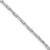Sterling Silver Rhodium-plated 2mm Elongated Open Link Chain - QF-CF8F68F9-2710