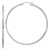 Sterling Silver Rhodium-plated 2mm Polished/Satin Diamond-cut Hoop Earrings - QE-F1F3B14C-3782