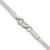 Sterling Silver Rhodium-plated 2mm Snake Chain - QS-0FBA3091-9762