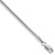 Sterling Silver Rhodium-plated 2mm Snake Chain - QS-971CC487-2154