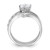 Sterling Silver Rhodium-plated 2-piece CZ Wedding Ring Set - QR-61006809-9364